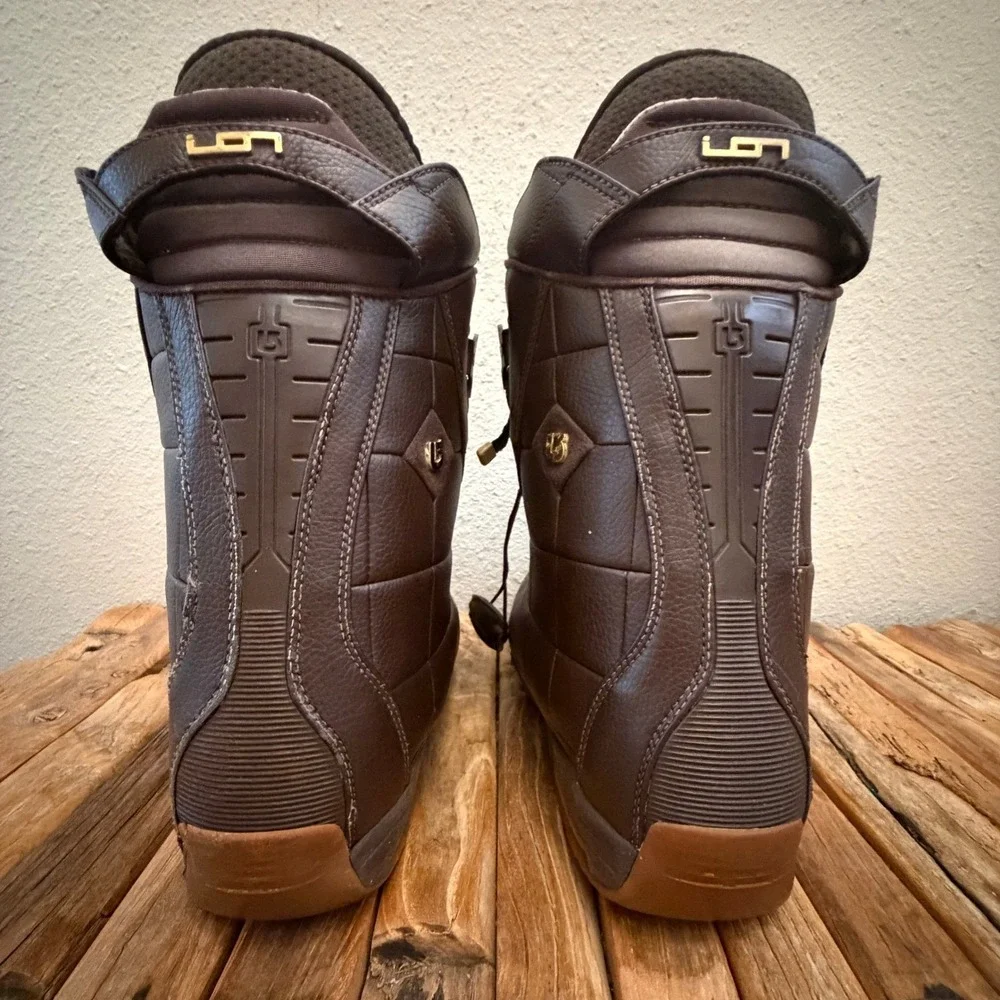 Burton Ion Snowboard Boots Mens 10.5 Brown Leather